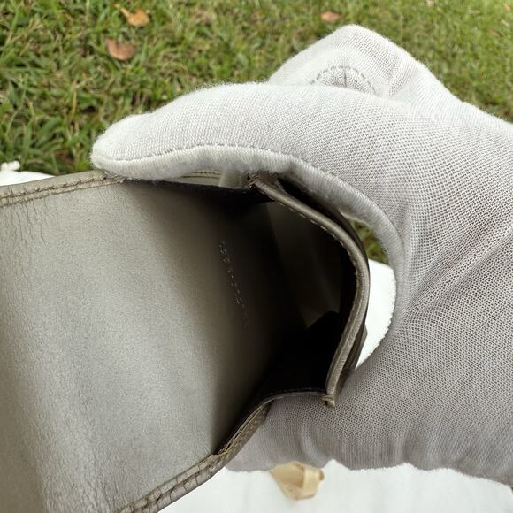 Gucci Silver GG Imprime Canvas Cigarette Case Authentic Lipstick Card Holder - Picture 11 of 13